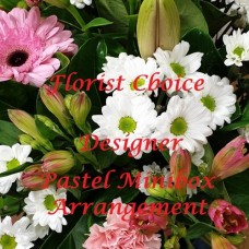 Florist Choice Designer Pastel Minibox Arrangement